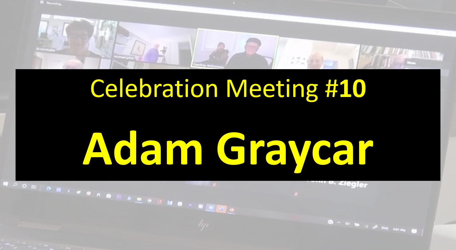 Celebration Meeting - #10 Adam Graycar